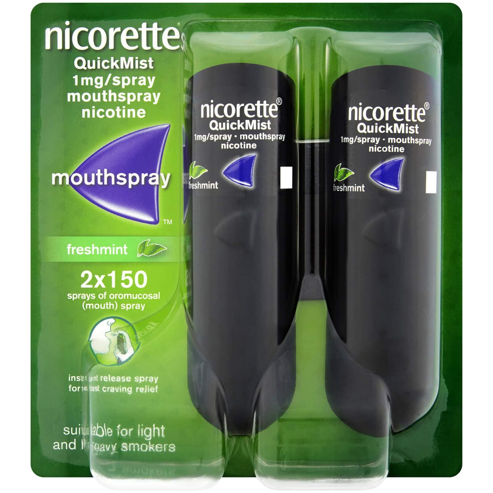 Nicorette QuickMist Mouthspray Duo