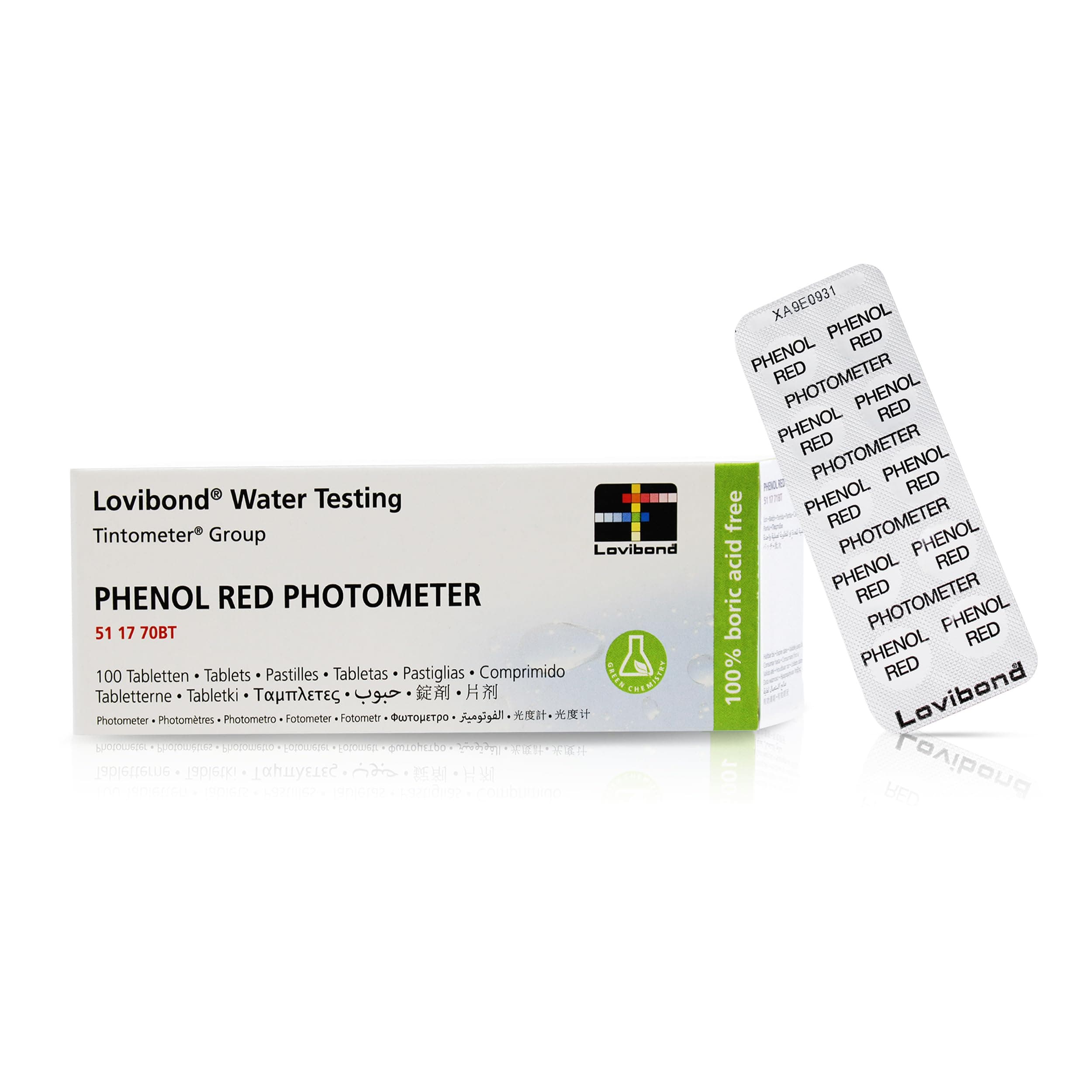 Lovibond Phenol Red Photometer pH Tablets