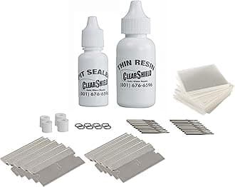 Clearshield Windshield Repair Kit Replenishment Pack - Window Rock Chip Repair Kit - Cracked Windshield Repair Kit - Auto Glass Repair Kit