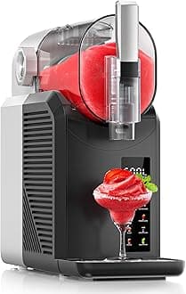 Slushie Machine, 15-Minutes RapidChill Technology Slushy Machine for Home, 68 oz Drink & Slushie Maker with 6 Preset Programs Frozen Margaritas, Milkshakes, Frappés, and More