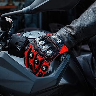 ILM Alloy Steel Touchscreen Bicycle Motorcycle Motorbike Powersports Racing Glove