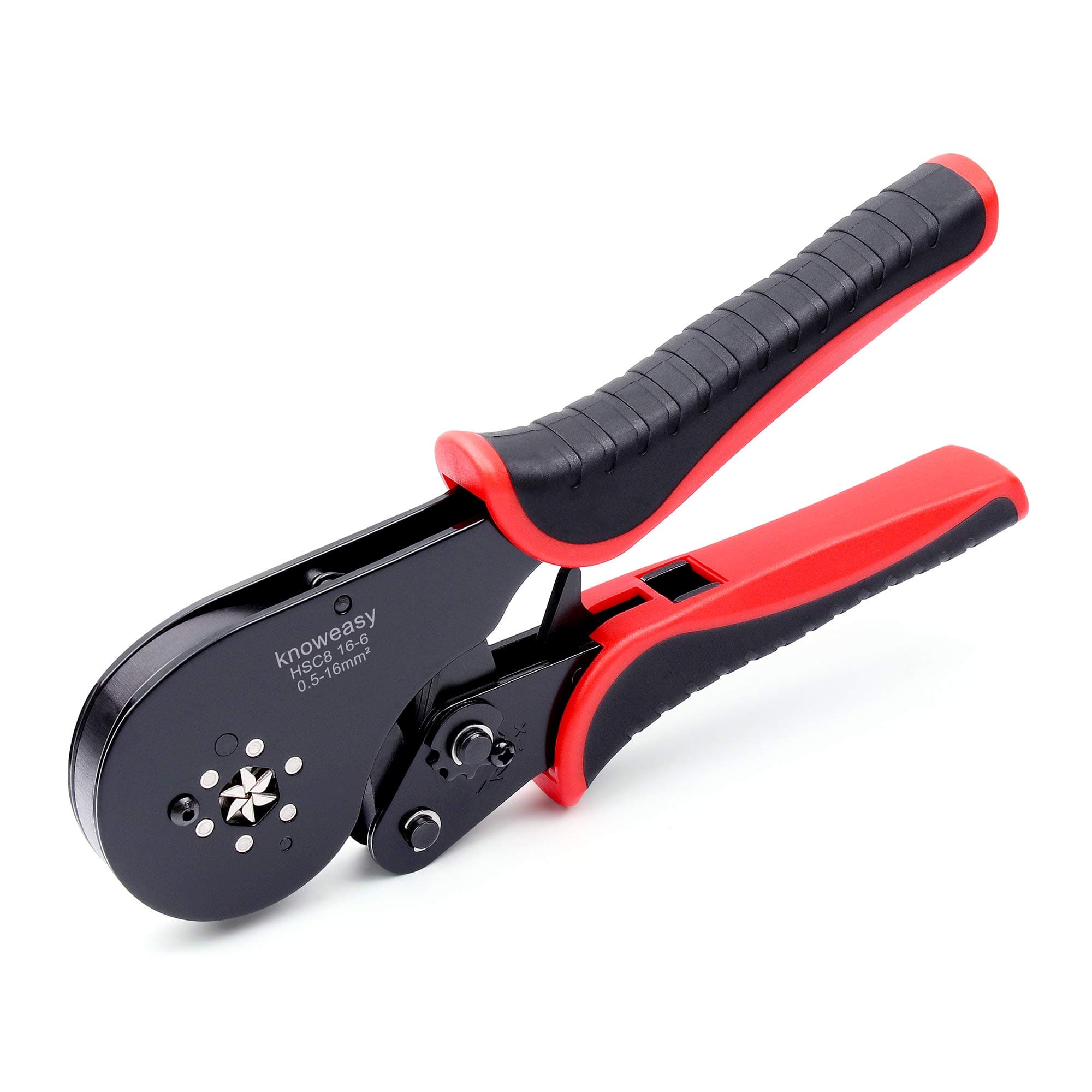 Hexagonal Ferrule Crimping Tool,Knoweasy 16-6 Ferrules Crimp Tool and Hexagonal Wire Ferrule Crimper Used for 30-5 AWG/0.5-16mm² Cable End Sleeves