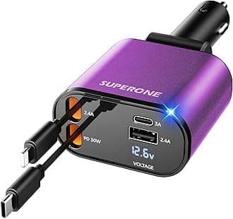 SUPERONE Retractable Car Charger 111111111