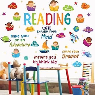Kids Wall Stickers Classroom Stickers Colorful Inspirational Wall Stickers Nursery Stickers Playroom Wall Decor Motivational Wall Stickers Positive Saying Sticker Splash Wall Sticker