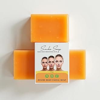 Sinche Body Facial Soap, Skincare sinche body Brightning soap, Natural & Nourishing 100 Grams Gentle Cleanse & Moisturize with Herbal Extracts Suitable for All Skin Types Each (PACK 3) (PACK 6)