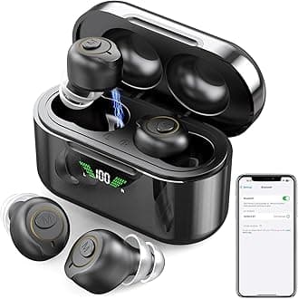 Bluetooth Hearing Aids, OTC Rechargeable Hearing Amplifiers with Noise Cancelling for Senior Adults,16-Channel Digital Advanced No Whistling In-Ear Hearing Aids, Comfort Fit, Power Display