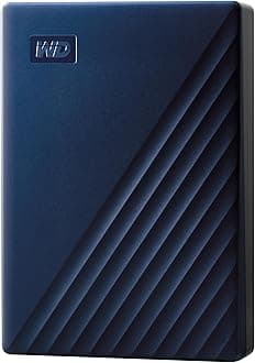 My Passport for Mac 6TB External Hard Drive (Mobile Storage, USB-C Enabled, Downloadable Software, Password Protection, Mac Compatible, Easy to Use) Midnight Blue
