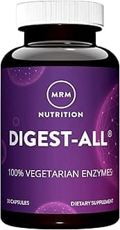 MRM Nutrition Digest-All Digestive Enzymes - Digestion and Absorption Support for Women & Men, Contains Enzymes and Herbs to Support Digestion, 100% Vegetarian & Gluten-Free - 15 Servings