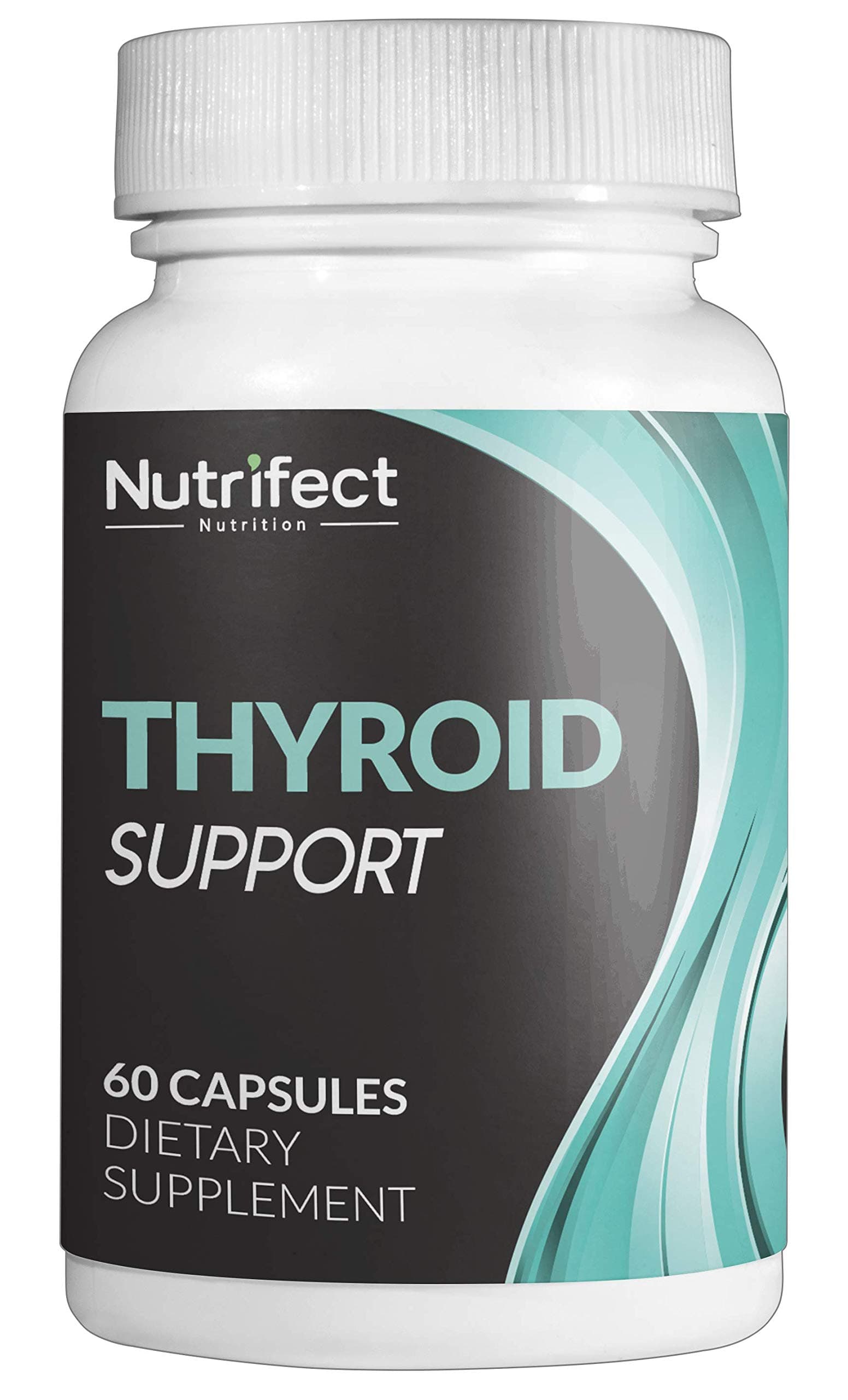 Nutrifect Nutrition Fresh Start Thyroid Support Supplement, Maximize Energy, Lose Weight, and Heighten Focus with Iodine, Bladderwrack, Kelp & B12, 60 Capsules