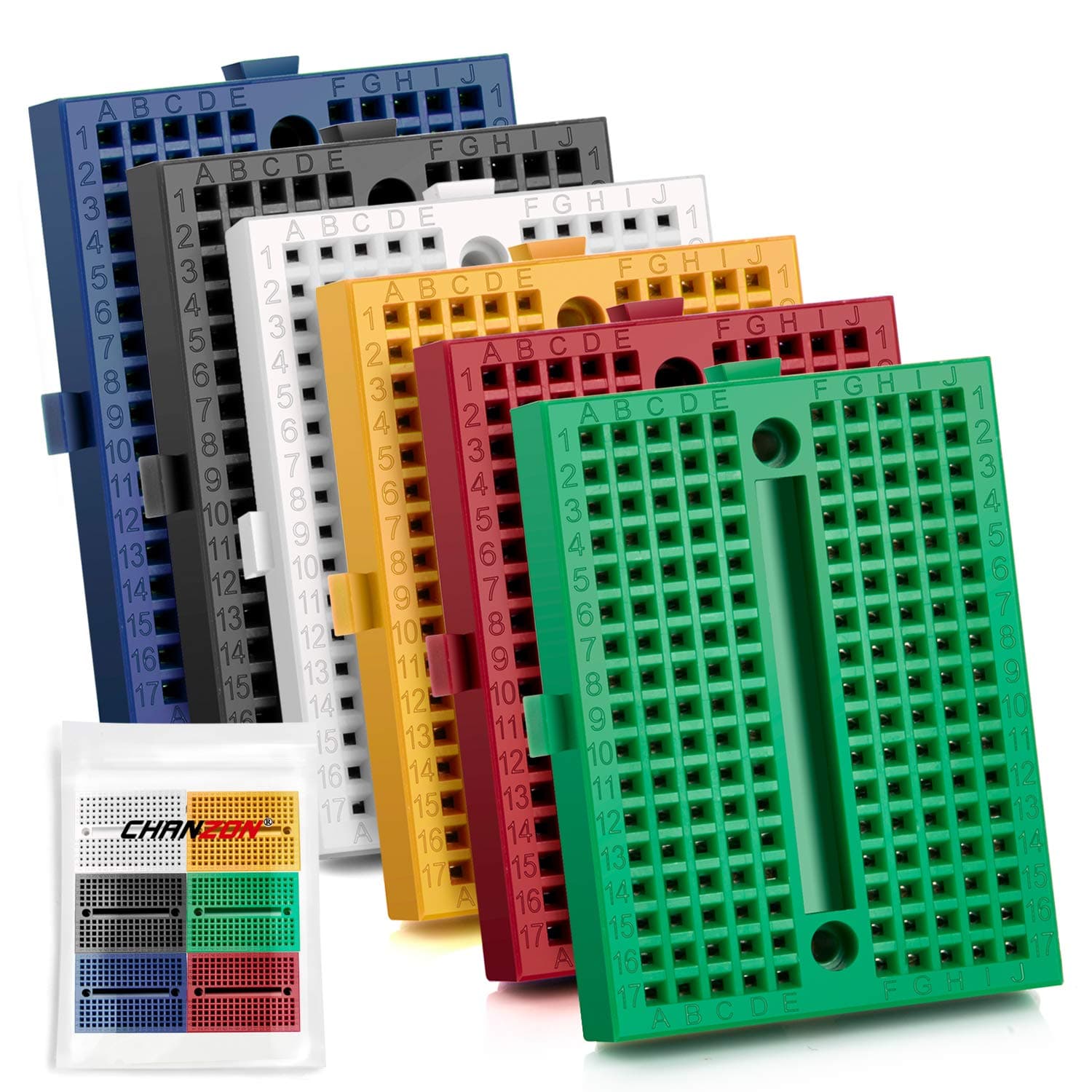 6pcs 170 Tie Points breadboard