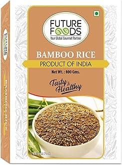 Future Foods Premium Bamboo Rice | Protein Rich | Nutrient Rich | With Anti-Diabetic Properties | Vitamin B Rich | Fat Free, 900 gram