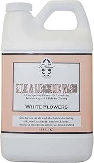 White Flowers Silk & Lingerie Wash – Luxury Laundry Cleanser for Delicates- 64 oz. (1 pack)