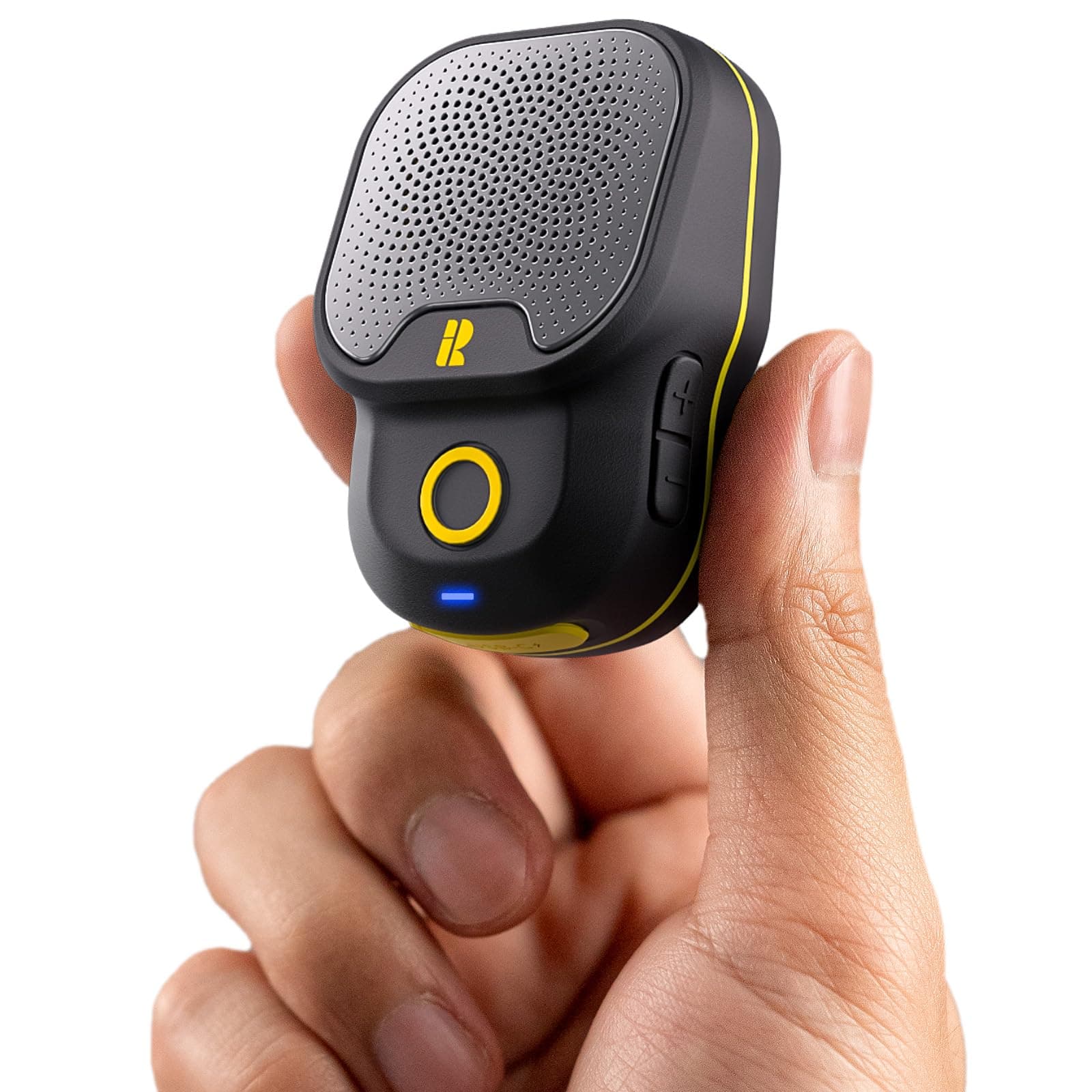 Rythflo RY-BS100 Clip-On Wireless Bluetooth 5.3 Speaker, 30H Playtime, IPX7 Waterproof, TWS Portable Speaker, Black