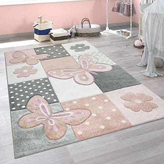 Paco HomePaco Home Children's Rug, Modern Children's Room Pastel Rug, Cute 3D Animal Motifs, Size:160x230 cm