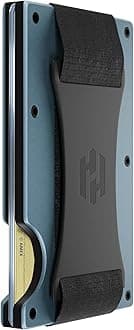 Hayvenhurst Wallet For Men - Reinvented Design Men's Wallet - Slim, Minimalistic & Seamless, Blocks RFID Scanners with a Cash Strap (Grey)