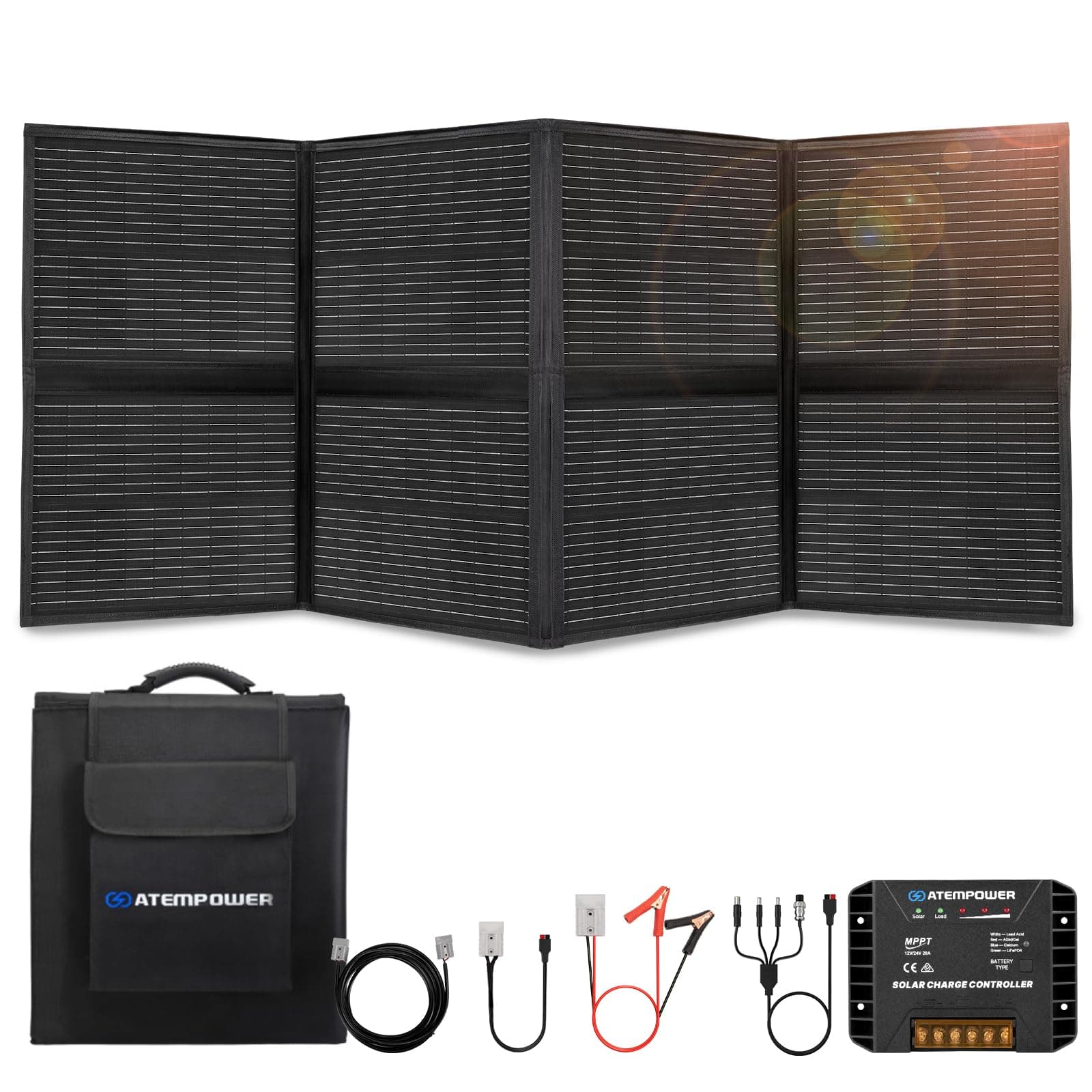 200W Portable Monocrystalline Solar Panel