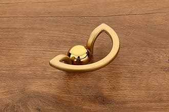 HARMONUS Knobs for Drawer & Cabinets Knob,Gold - Gold Matt Wardrobe Kitchen Door Pull Handle Knobs Square Shape Drawer Knob - (KNOBS-194- Pack of 4)