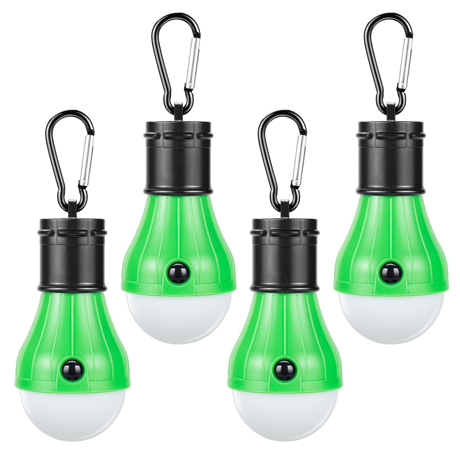 Doukey Portable Camping Lanterns [4 Pack] LED Tent Lanterns Emergency Light for Backpacking, Hiking, Hurricane Outage