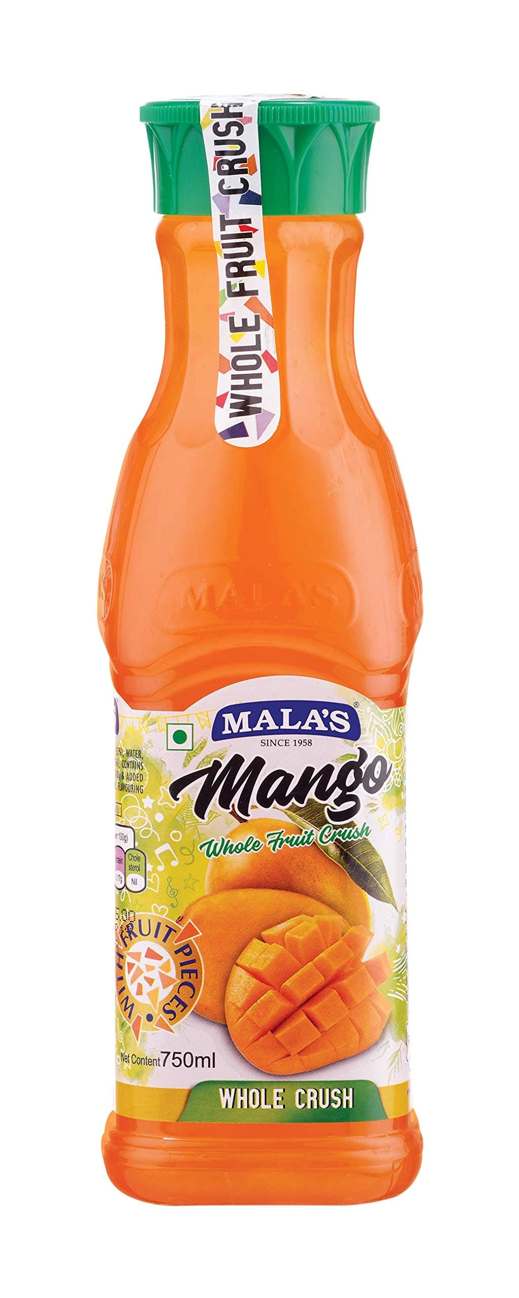 Mala's Mango Whole Crush, 750ml