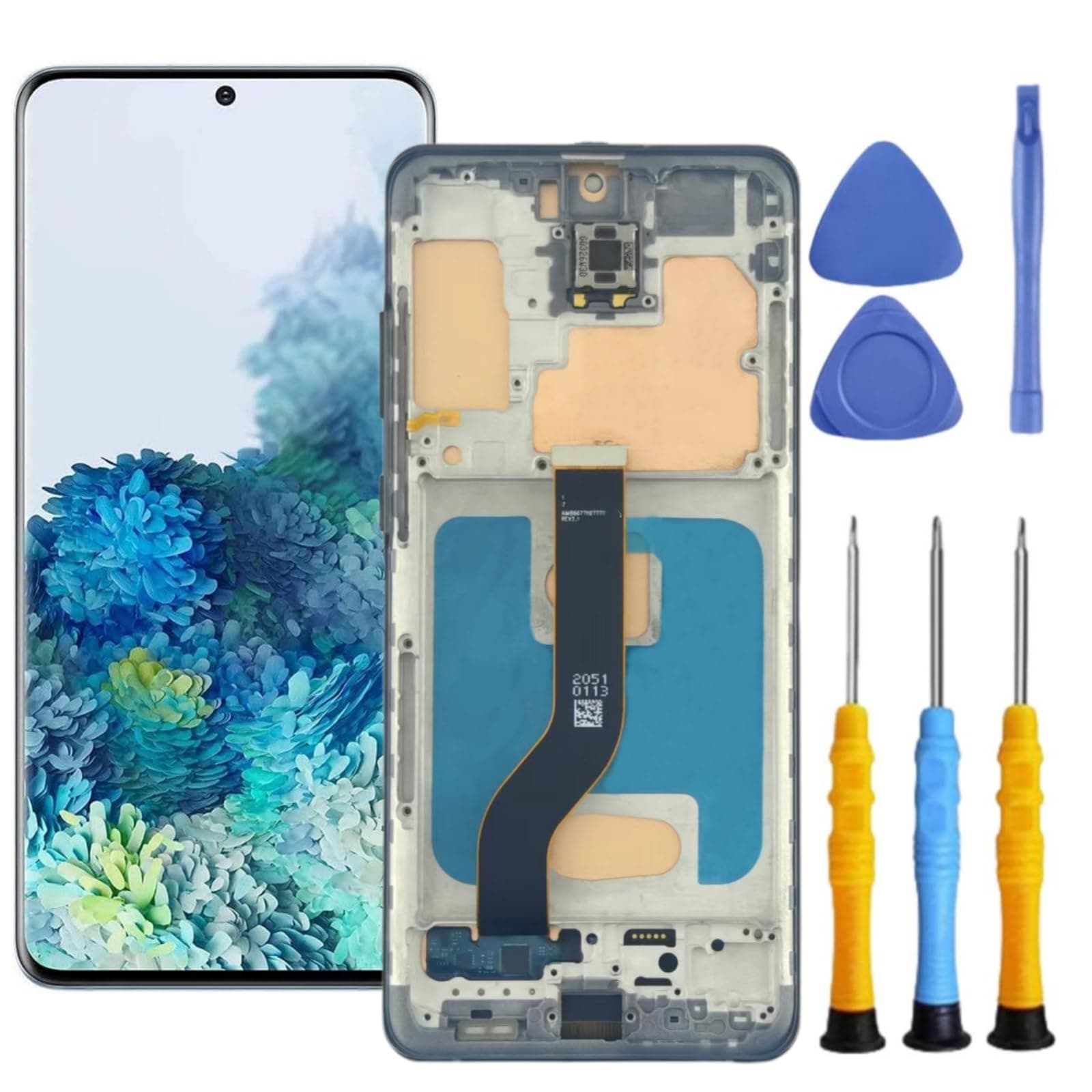 for Samsung Galaxy S20 Plus 5G Screen Replacement for Samsung S20+ Plus Screen Replacement WIth Frame For Samsung S20 Plus LCD Display Digitizer SM-G985u G985w G986u G986w Touch Screen Assembly