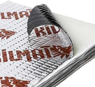 Car Sound Deadening Mat, Butyl Automotive Sound Deadener, Audio Noise Insulation and dampening 2 mm 1.7 sqm (80 mil 18 sqft)