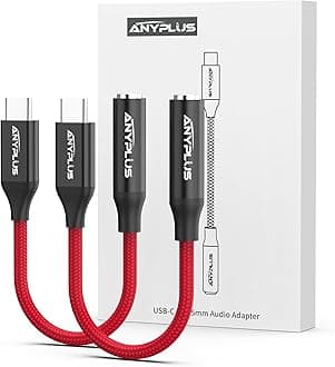 USB C to 3.5mm Female Headphone Jack Adapter, 2PCS-Type C to Aux Audio Dongle Cable Cord Compatible with iPhone 15/16/16 Pro Max/16 Pro/16 Plus,iPad Pro,Galaxy S24/S23/S22/S21,MacBook