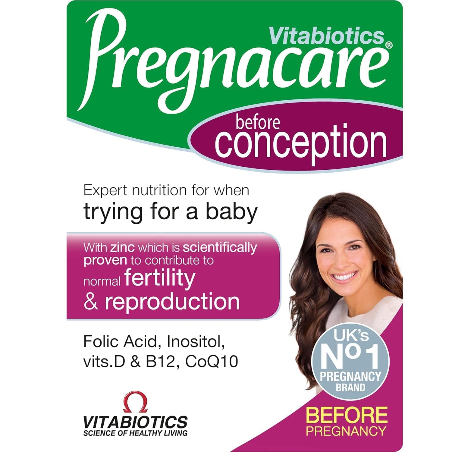 Pregnacare Conception, Support During Conception, for Women