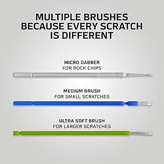 ScratchesHappen Exact-Match Touch Up Paint Kit - Obsidian Black Metallic (197/9197) for Mercedes-Benz - Essential (Paint + Clear Coat)