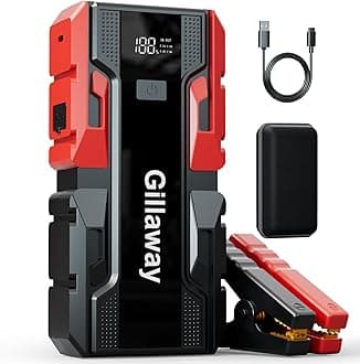001B 3000A Car Jump Starter Battery Pack (up to 9.0L Gas and 7.0L Diesel Engine), 12V Car Battery Charger, Jump Box with USB 3.0 Power Bank