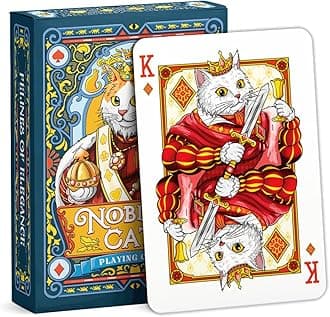 Noblific Cats Playing Cards for Adults Teens Friends Family Animal Lovers Gifts