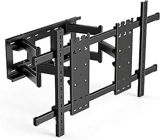 98 100 TV Wall Mount 70 to 120 inch Heavy Duty Large Screen Full Motion Bracket, with Swivel and Tilt, up to 287 Lbs, Max VESA 1000x600mm, Black, DY1000