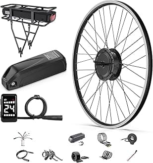 BAFANG G020 48V 500W Front Hub Motor Electric Bike Conversion Kit for 20"/26"/700C Wheel Drive Engine with LCD Display &Optional Ebike Battery