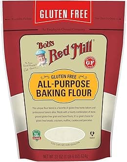 Bob's Red Mill Resealable Gluten Free All Purpose Baking Flour, 22 Ounce (Pack of 2)