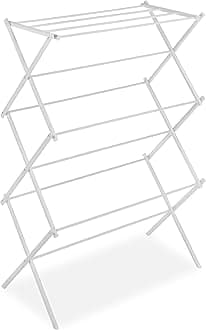 Whitmor Foldable Drying Rack White