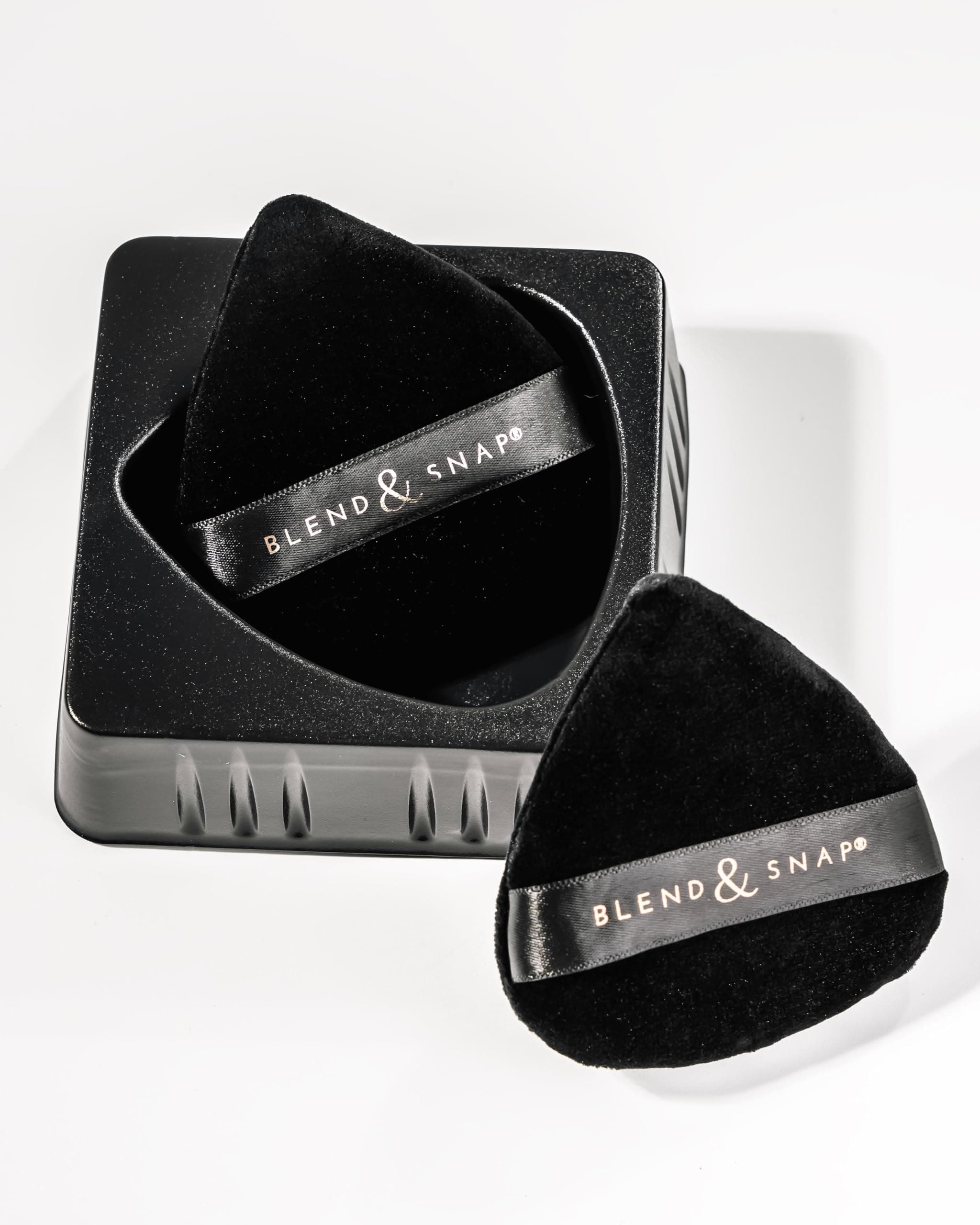 Blend & Snap Mini Makeup Sponge (2 pack) – Small Makeup Blender for Concealer, Contour & Under Eyes | Use Dry | Soft, Reusable, Travel-Friendly Precision Blender