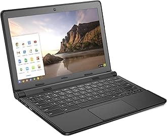 Used Chromebook Laptop 11-3120 P22T 11.6 Inches Intel Celeron N2840 2.16GHz Processor 4GB RAM 16GB SSD Chrome OS PC Notebook Top Apperance Covered by Computer Skin with Charger