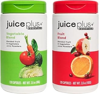 Juice Plus+(Two Bottles):1 Garden Blend and 1 Orchard Blend