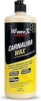 - Carnauba Wax Car Polish Cream (1 L) | Car Wax That Provides Deep Wet Shine | Car Wax Polish For Car Paint, Headlights & Chrome Components