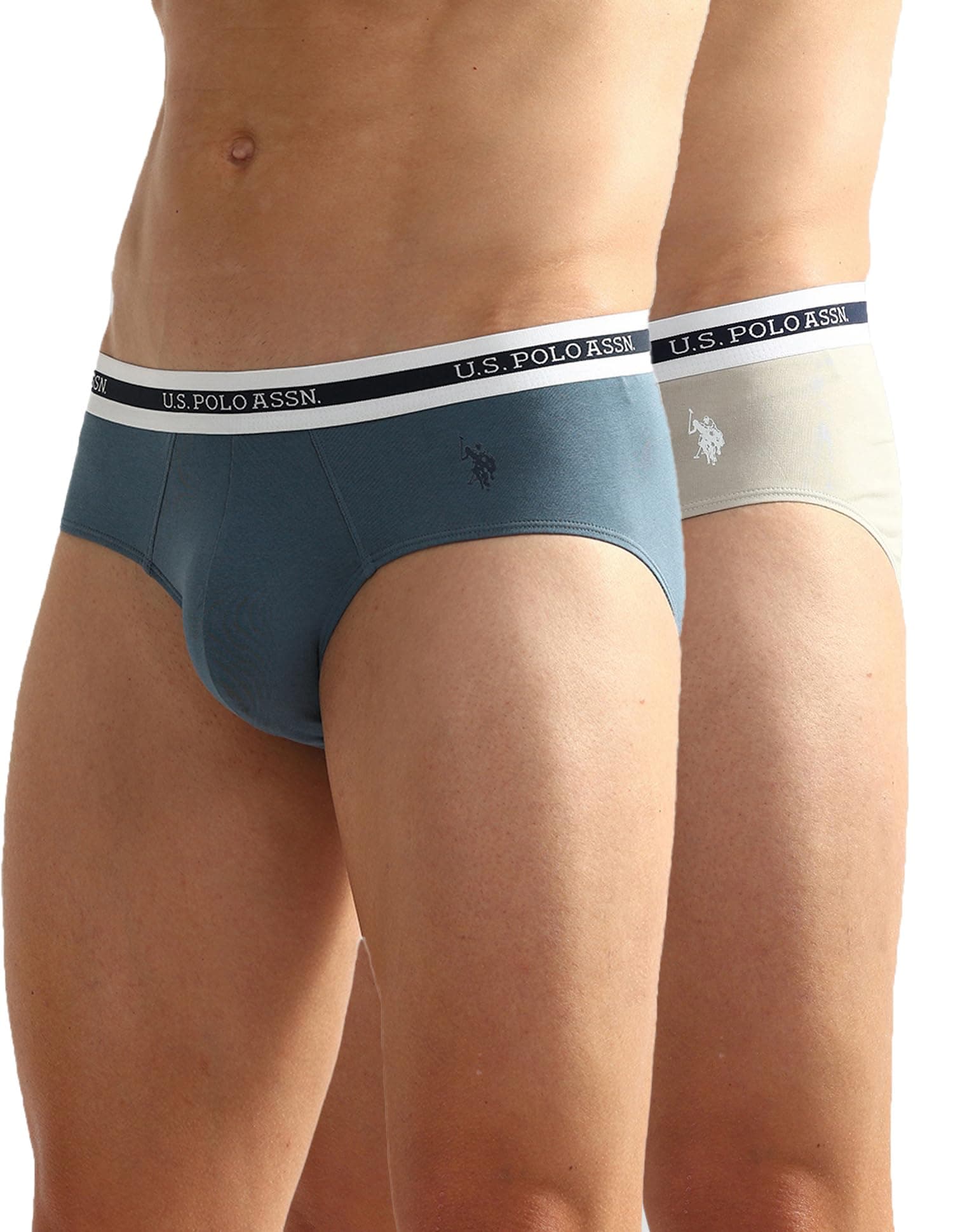 Men's Cotton Blend Classic Solid Briefs
