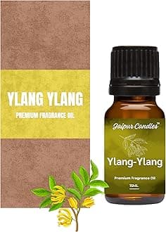 Jaipur Candles Fragrance Oil | 15 ml | Aroma Oil for Home Fragrance | Best for Aromatherapy | Use in Diffusers, Candles, Air Fresheners, Soaps (15ML, Ylang Ylang)