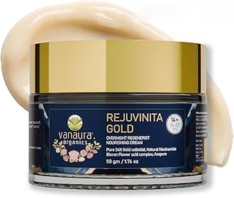 Rejuvinita Gold 14+| Overnight Cream for Glowing Skin| Night Cream for Women and Men |Acne breakouts & excess oil |Tanning & Dullness |for 14-22 Age groups
