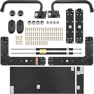 VEVOR Murphy Bed Kit, Twin Size, Horizontal DIY Wall Bed Mechanical Hardware Kit, Pneumatic Lever Heavy Duty Bed Frame Support, Folding Cabinet Wall Bed Space Saving Design for Guestroom
