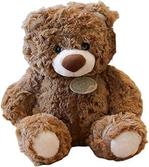 Teddy Bear Plush Toy, 12inches Teddy Bear Stuffed Animal Birthday for Kids Girl Friends(Dark Brown)