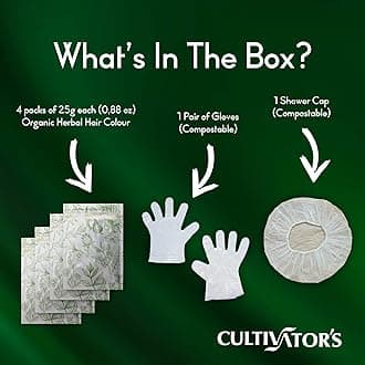 Cultivator's Organic Hair Colour - Organic Herbal Hair Colour for Women and Men - Ammonia Free Hair Colour Powder - Natural Hair Colour Without Chemical, (Light Blonde) - 100g