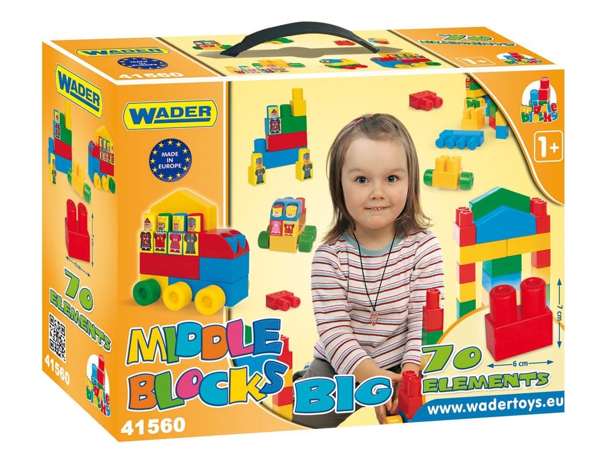 Wader Middle Blocks Big Set (70-Piece)