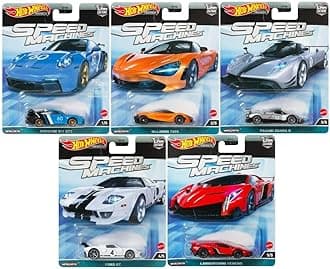 Car Culture 2023 Speed Machines Complete Bundle of 5 Diecast Vehicles from FPY86-959A Release