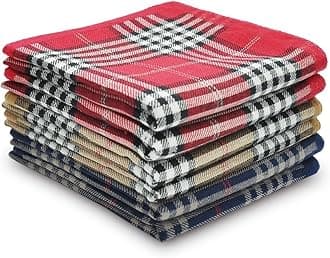 Selected Hanky 100% Cotton Men's Handkerchiefs 6 Piece Gift Set