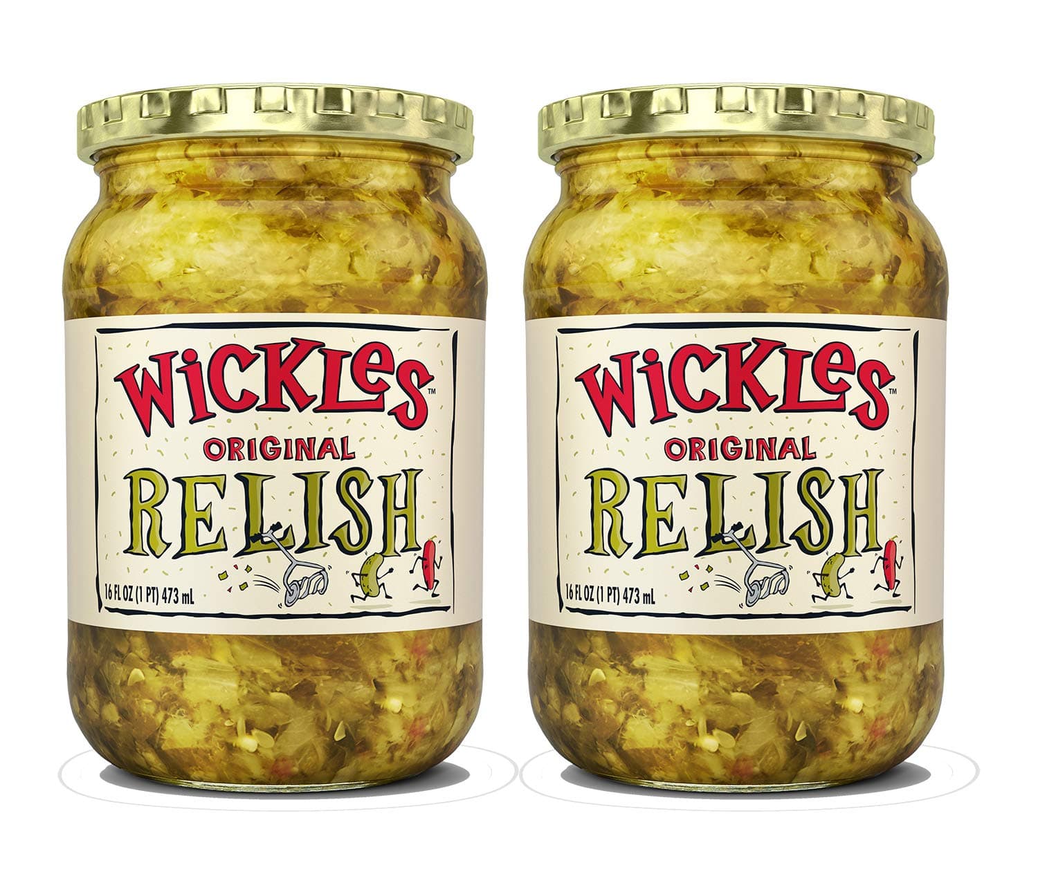 Wickles Original Relish, 16 oz (Pack - 2)