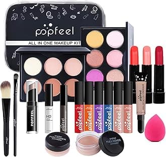 CHSEEA Multi-purpose Makeup Kit All-in-One Makeup Gift Set Makeup Essential Starter Kit Lip Gloss Blush Brush Eyeshadow Palette Highly Pigmented Cosmetic Palette #7