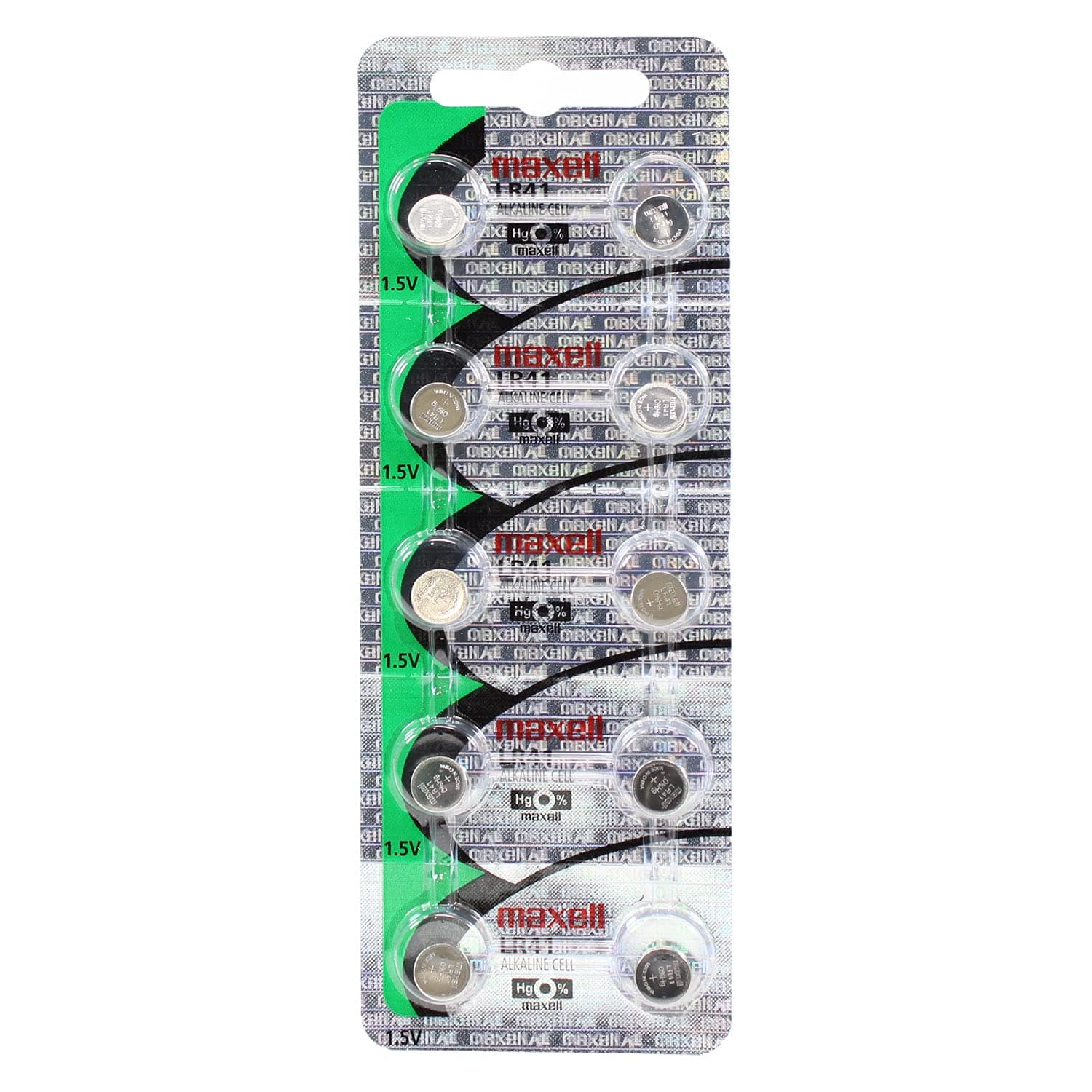 Maxell Maxell 1.5v Lr41 Button Cell Batteries (20 Pcs)